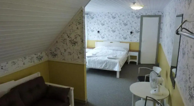 Семейный номер Deluxe с балконом и с красивым видом из окна Vanalinna Boutique Hotel