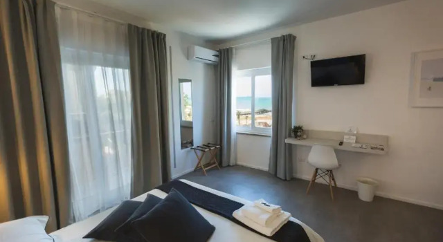 Deluxe dobbelt værelse med havudsigt B&B A Due Passi Dal Mare