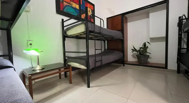 Кровать в общем номере Link Cordoba Hostel