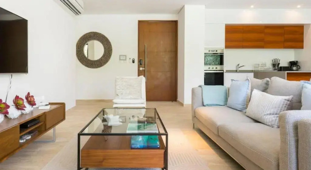 BÄAK- A205-Stylish 2BD with 360 infinity pool and sunset view WiFi, Rezervasyon Otel Tulum havuzlu oteller, Yüzme Havuzu