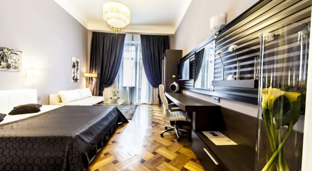 Апартаменты Deluxe с балконом Matei Corvin Deluxe Apartment