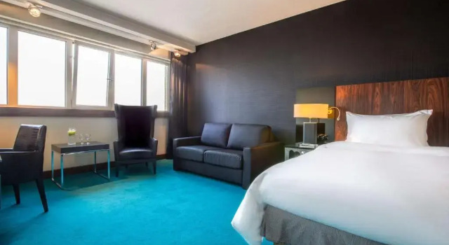 Семейный номер Standard с панорамным видом Radisson Blu Hotel, Hamburg