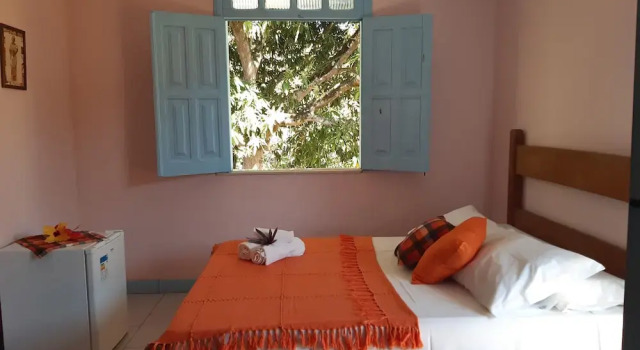 Трёхместный номер Standard с балконом Ganga Zumba Pousada & Hostel