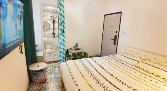 Семейный люкс с 4 комнатами с видом на реку Cangzhou Nordic Small Residence