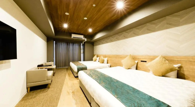 Двухместный номер Deluxe с балконом Takuto Hotel Osaka Shinsaibashi