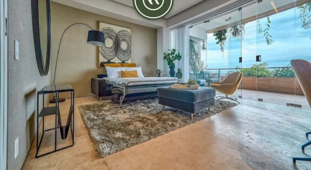 Номер Standard Luxury 1BR Condo - Rooftop Pool - Bay View