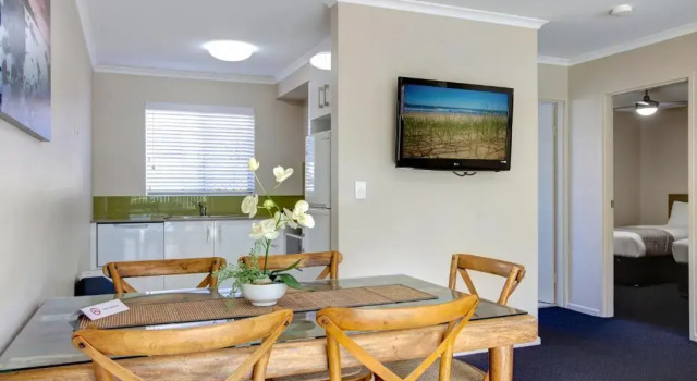 Четырёхместные апартаменты с 2 комнатами Beachpark Apartments Coffs Harbour