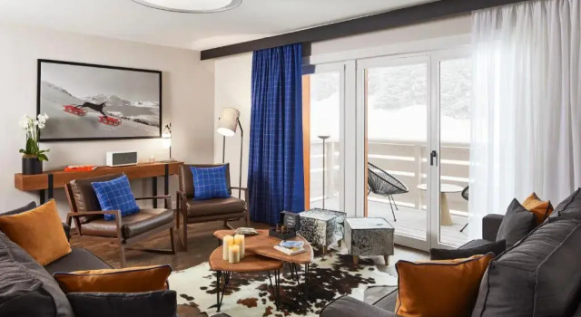 Люкс Very Large Ecrin Blanc Resort Courchevel - Aquapark