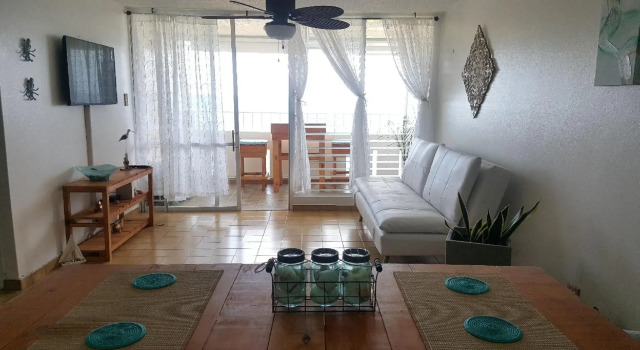 Breathtaking ocean view apt, steps from the beach!