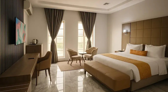 Standardowy dwuosobowy pokój i balkonem Maxbe Continental Hotel
