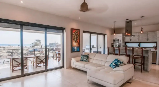 Номер Premium с 2 комнатами с видом на залив Cerritos Surf Residences