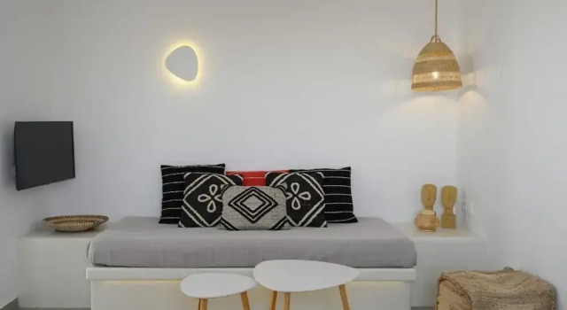 Двухместный люкс Deluxe с видом на море Thoè Oia Suites