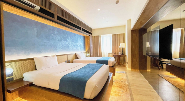 Deluxe Kahden hengen huone Elijah Hotel Dasmarinas City Cavite