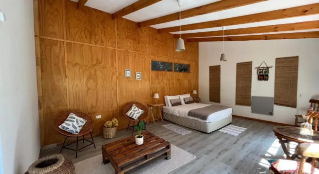 Четырёхместный номер Standard с видом на сад Eco Refugio El Arbol
