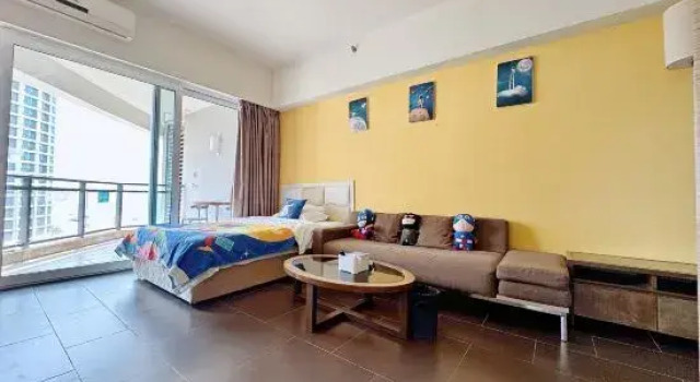 Семейный тент c 1 комнатой с видом на море Yimi Yangguang Seaview Holiday Apartment