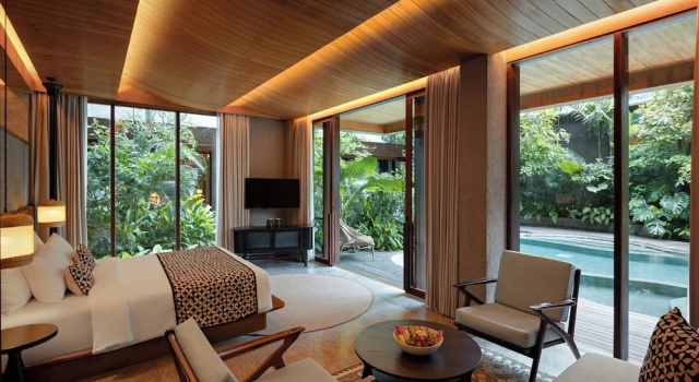 Двухместный люкс с балконом The Kemilau Ubud