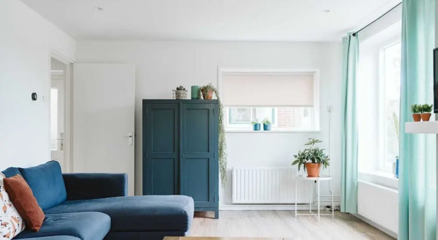 Village House, Authentic, Modern Living Room, Courtyard