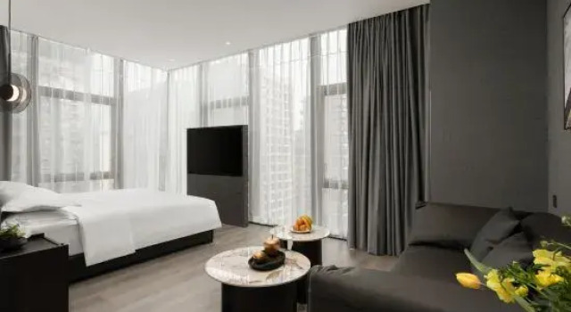 Люкс с красивым видом из окна Chongqing KALILA Hotel (Guanyinqiao Pedestrian Street, Times Center, Metro Station Branch)
