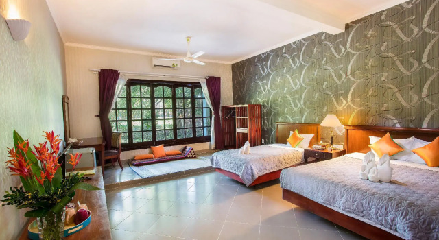 Номер Deluxe с видом на сад Cat Tien Jungle Lodge