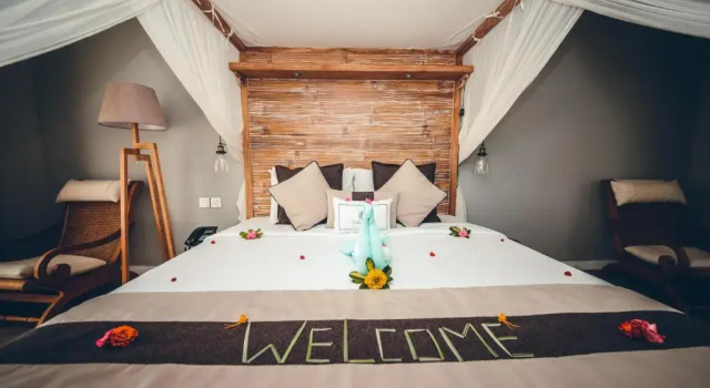 Люкс с видом на море Hotel Chalets Chamarel