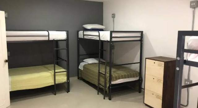 Кровать в общем номере Black Sheep Medellin
