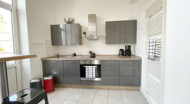 Апартаменты Altbauwohnung mit Schleiblick - Erster Stock