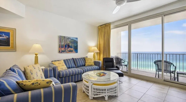 Shores of Panama 1717 - 1 Bedroom + Bunk room . Gulf-Front with Oversized Balcony! 1 Condo by RedAwning