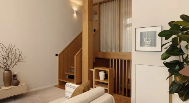Апартаменты Цокольный этаж c 1 комнатой с балконом Vandoma Serviced Apartments