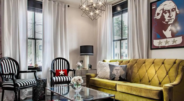 The Liberty House Of Old Town ✯✯✯✯✯ Designer Home, Забронировать Отель Отели Александрии с парковкой, рядом с Gadsby's Tavern Museum, Парковка