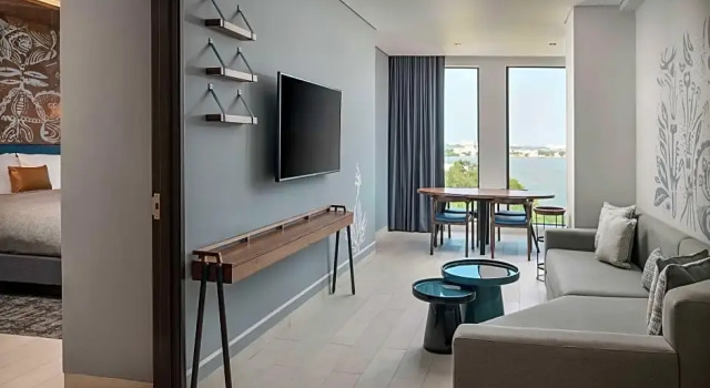 Двухместный люкс c 1 комнатой с панорамным видом Canopy By Hilton Cancun La Isla