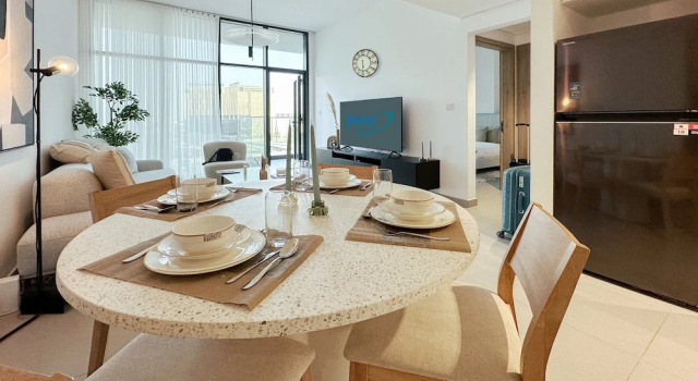 Graceful 1BR at Park Heights Dubai Hills MBR City by Deluxe Holiday Homes, Забронировать Апартаменты/квартира Отели Дубая с бассейном, Бассейн