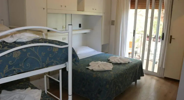 Четырёхместный номер Standard с балконом Hotel Neps