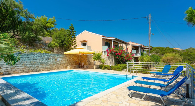 Dolphin Villa 2 Swimming Pool Walk to Beach Sea Views A C Wifi - 581, Забронировать Вилла Коттеджи Паксос, Коттедж
