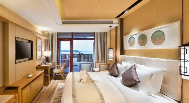 Двухместный клубный номер Standard с видом на море Wyndham Grand Plaza Royale Wenchang