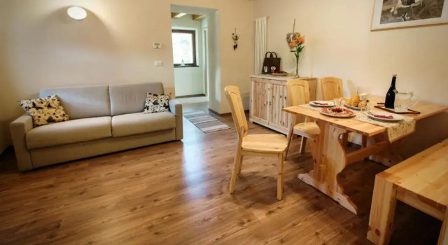 Апартаменты Дуплекс c 1 комнатой La Marmote Albergo Diffuso di Paluzza San Nicolò