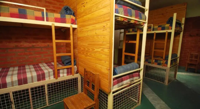 Кровать в общем номере La Tosca Hostel