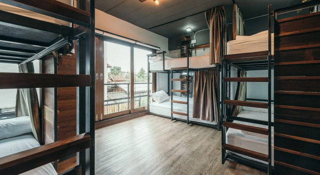 Кровать в общем номере 33 Poshtel