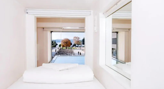 Кровать в общем номере Boutique Hostel Forum