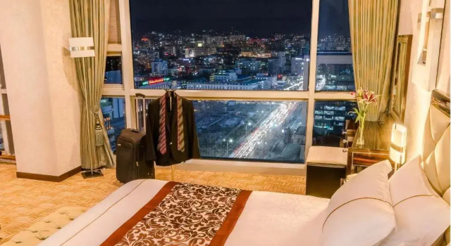 Люкс Presidential с красивым видом из окна The Blue Sky Hotel and Tower