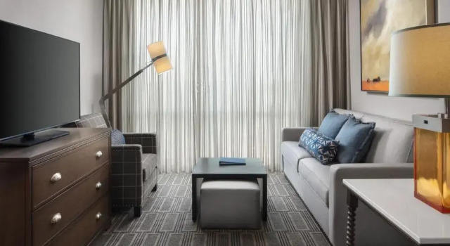 Четырёхместный люкс c 1 комнатой Homewood Suites By Hilton Teaneck Glenpointe