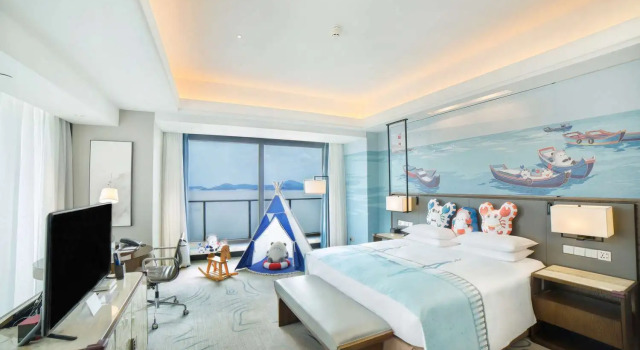 Семейный номер Standard с видом на море Hilton Zhoushan