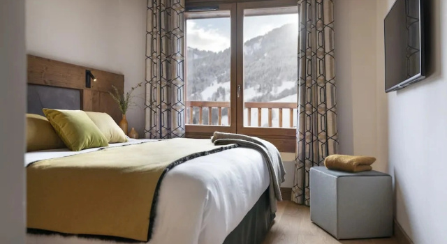 Апартаменты c 1 комнатой с балконом и с видом на горы MGM Hôtels & Résidences – Résidence Chalets de Joy