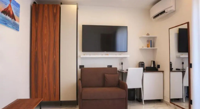 Deluxe Doppel Zimmer mit Balkon und mit Meerblick B&B BorgiaRooms