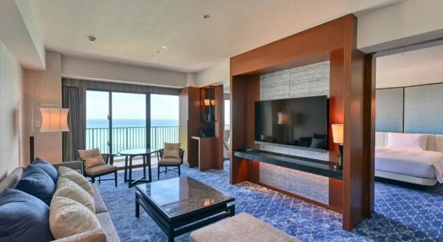 Двухместный люкс Deluxe Ryukyu Hotel & Resort Nashiro Beach