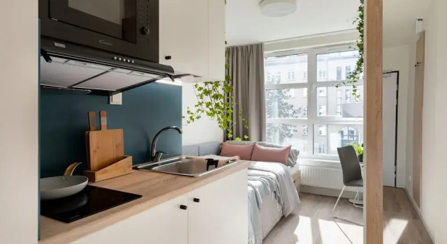 Студия Standard MILESTONE Krakow Center Student Living by Tribera