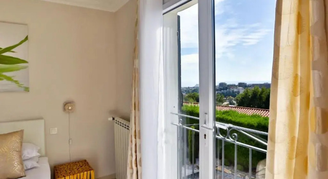 Двухместный номер Deluxe с видом на море Les chambres d'hotes de Mougins