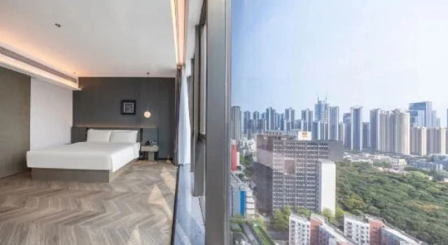 Двухместный люкс Executive Atour S Hotel Shenzhen Nanshan Science and Technology Park Aote Coxing