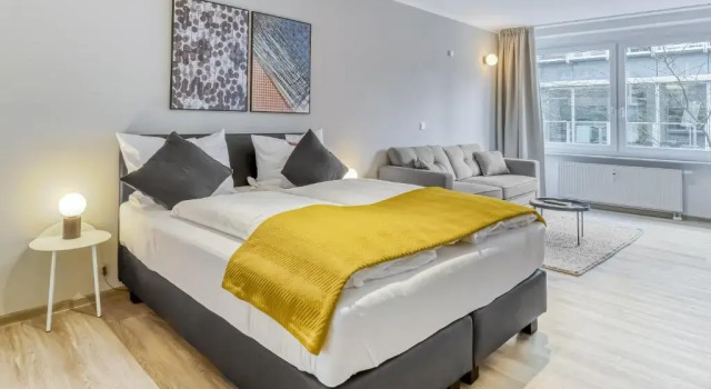 Люкс с балконом Limehome Essen Kibbelstraße