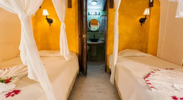 Двухместный номер Deluxe Hotel Hacienda Tijax Jungle Logde