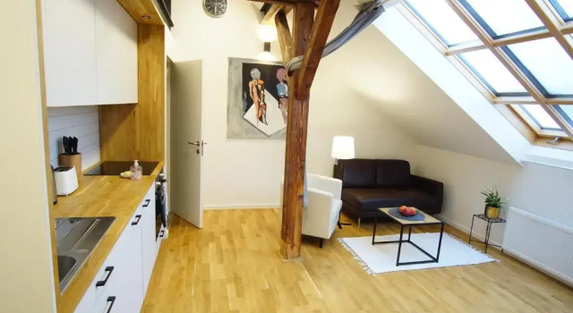 Rooftop Apartment no 22 - Center Art District Letná, Забронировать Апартаменты/квартира Апартаменты Праги, рядом с Летенские сады, Апартаменты/квартира